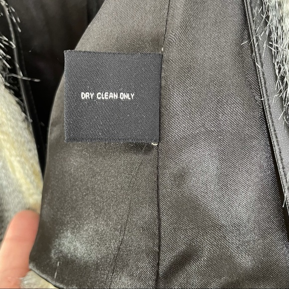 W118 by Walter Baker Cropped Faux Fur Vest with Tie NWOT - Picture 9 of 11